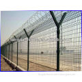 High security razor wire airport fence